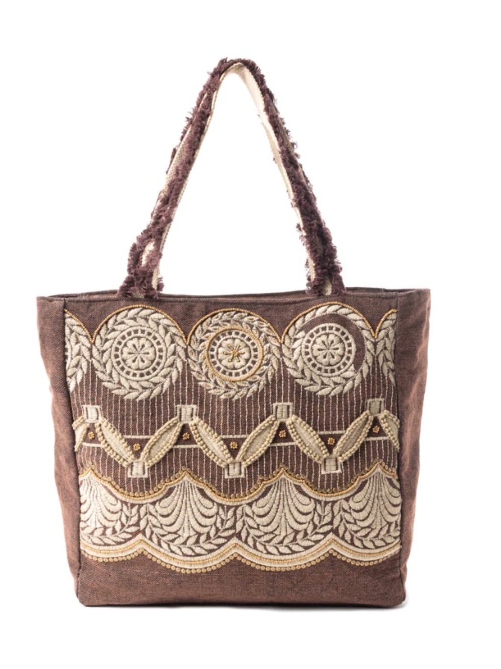 Myra Bag “Antique Medallion” Embroidered Tote Bag
